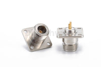 N female 4Hole Flange Mounted Sq.25mm Conn. Terminal