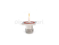 N Female 4Hole Flange Mounted Sq.25mm Long Teflon