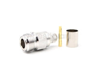 N female Crimp for LMR400 Cable straight connector