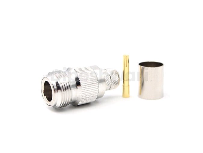 N female Crimp for LMR400 Cable straight connector