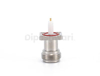 N Female 4Hole flange Extended Teflon Sq 17.5mm
