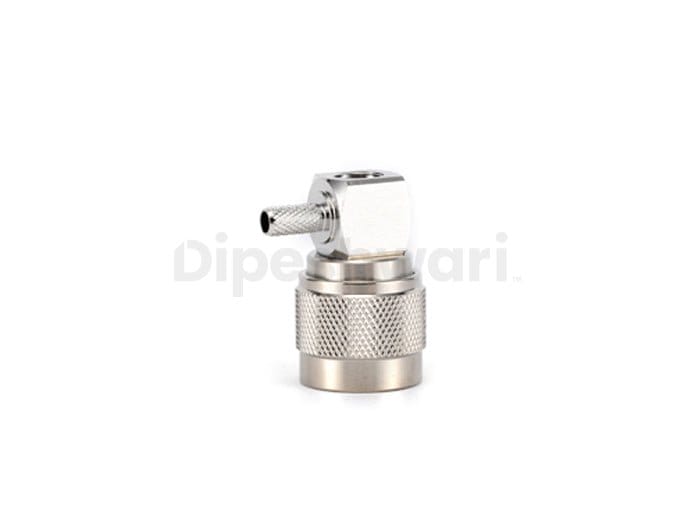 N Male Right Angle Crimp for RG58 Cable Connector