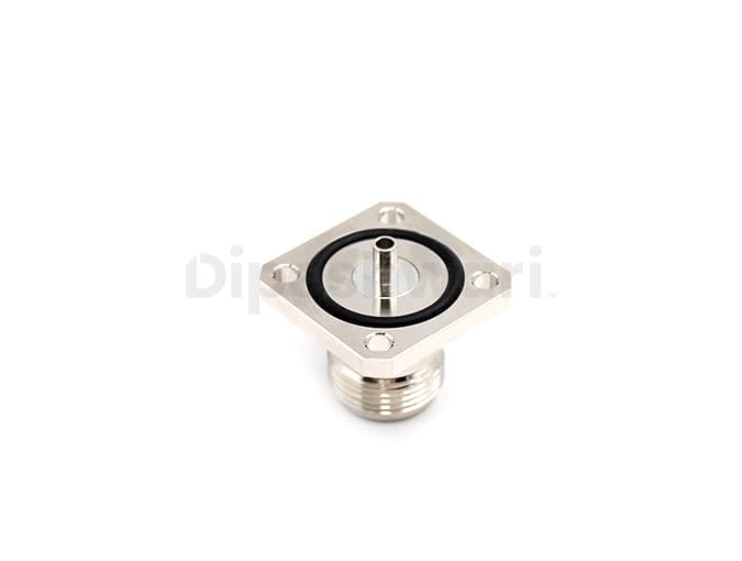 N Female 4Hole Flange for .086RG405 Cable