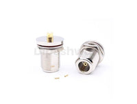N Female bulkhead for RG405 cable connector