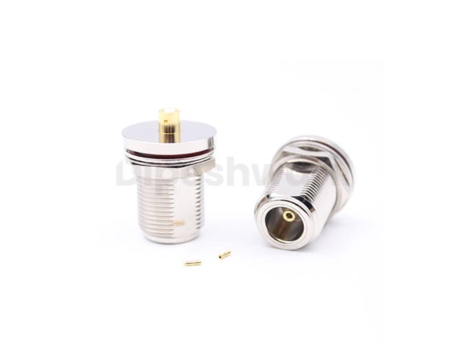 N Female bulkhead for RG405 cable connector