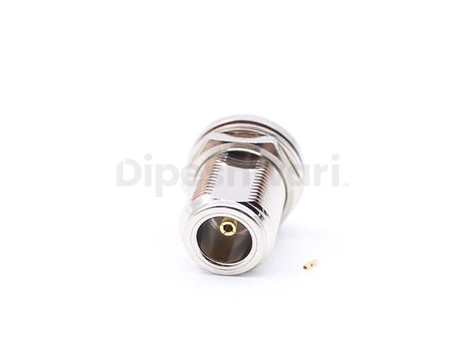 N Female bulkhead for RG405 cable connector