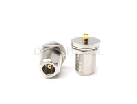 N Female Bulkhead for RG402 cable, 50 Ohm RF Connector