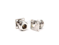 N Female 4Hole Flange Extended Teflon Connector