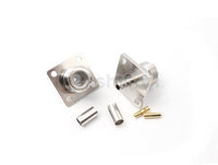 N Female 4Hole Flange Crimp for RG58 Cable