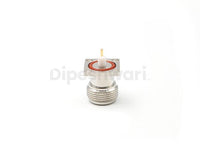 N Female 4Hole Flange with 'O' Ring Connector Sq.17.5mm