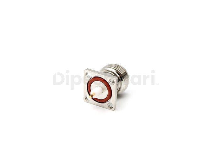 N Female 4Hole Flange with 'O' Ring Connector Sq.17.5mm