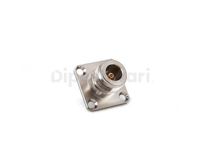 N Female 4Hole Flange Crimp for RG316 Cable