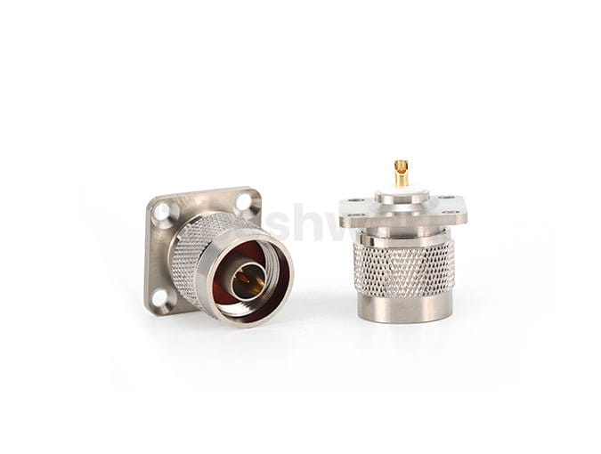 N Male 4Hole Flange Mounted Connector RF Port