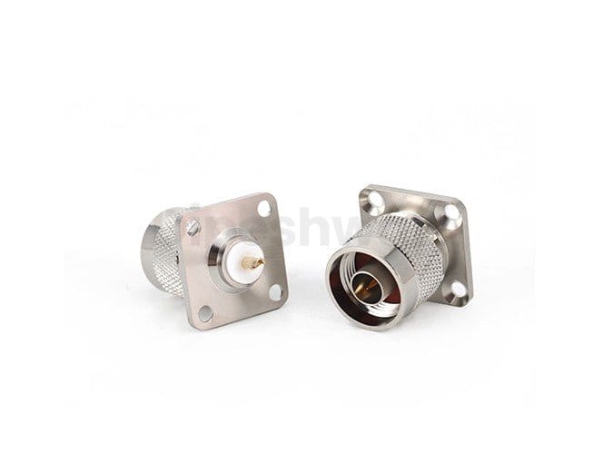 N Male 4Hole Flange Mounted Connector RF Port