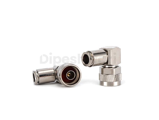 N Male Right Angle Clamp For LMR300 Cable Connector