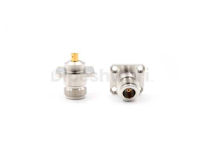 N Female 4Hole Flange Connector for RG141RG402