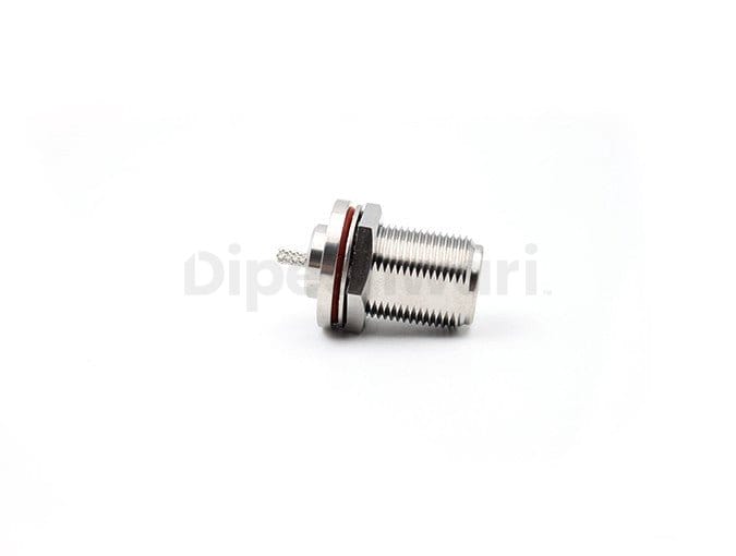 Stainless steel N Female Bulkhead Crimp for RG316 Cable