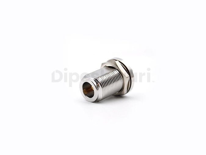 N Female Bulkhead Crimp for RG142/RG58/RG195