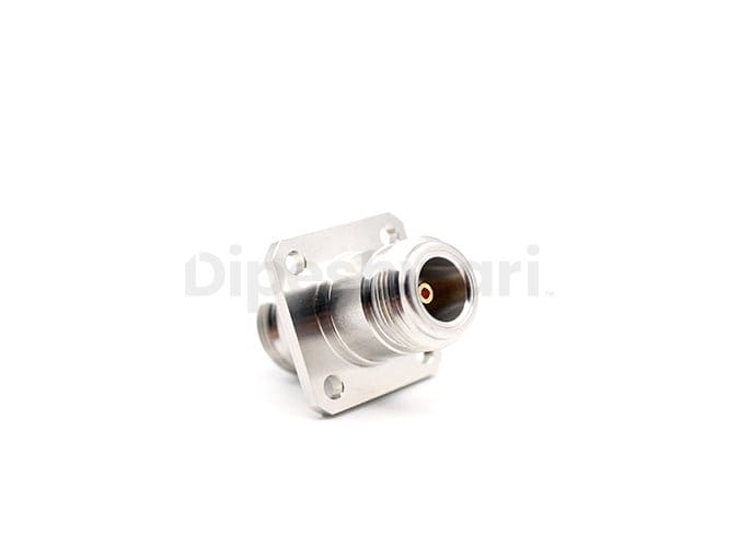 N Female to N Female 4Hole Flange Adapter | RF