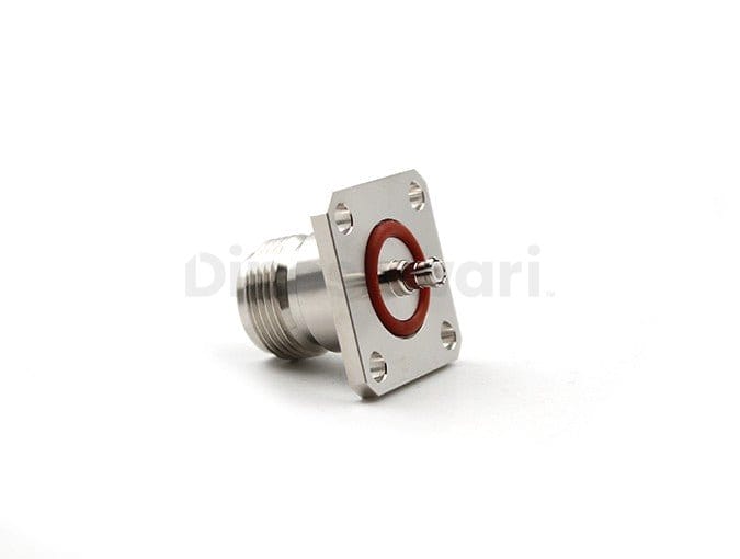 N Female to MCX Male 4hole Flange Mounted Adapter