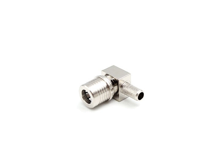 QMA Male Right Angle Crimp for LMR200 Cable