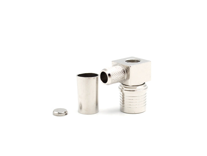 QMA Male Right Angle Crimp For LMR240 Cable