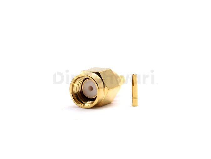 RPSMA Male Crimp for RG174 Cable connector