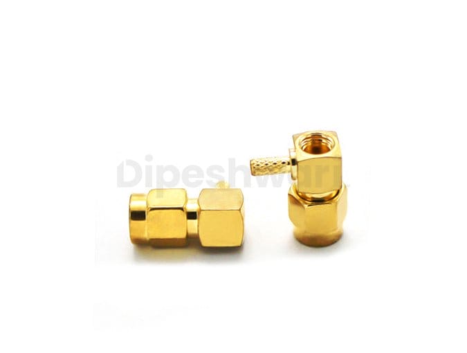 RPSMA Male Right Angle Crimp for RG316 Cable