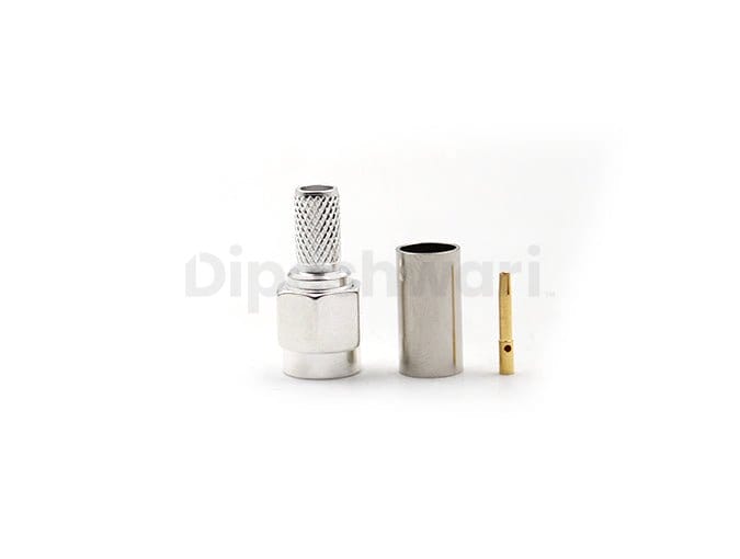 RPSMA Male Connector Crimp for LMR200 Cable