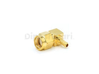 RPSMA male Right Angle Connector for RG316/RG174