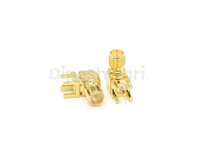 RPSMA female Right Angel Connector for PCB Mounted