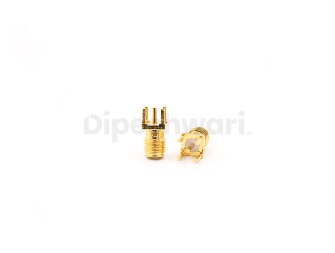 RPSMA Female Edge PCB Mounted RF Connector