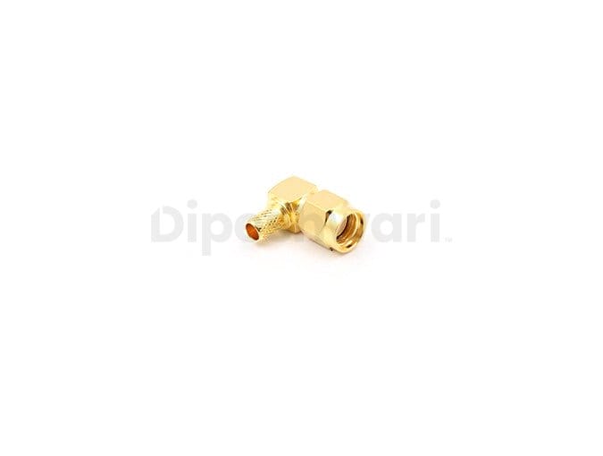 RPSMA Male Right Angle Crimp for RG58 Cable Connector