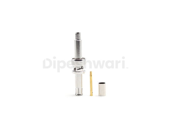 SHV Male Straight Crimp Connector 5kV | Reliable