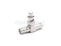 TEE SHV Male to Female to Female Adapter | High Voltage
