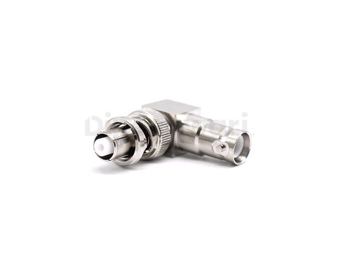 SHV Male to SHV Female Right Angle Adapter