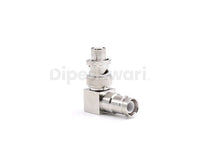 SHV Male to SHV Female Right Angle Adapter