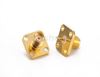 SMA Female 4Hole Flange Mount Connector