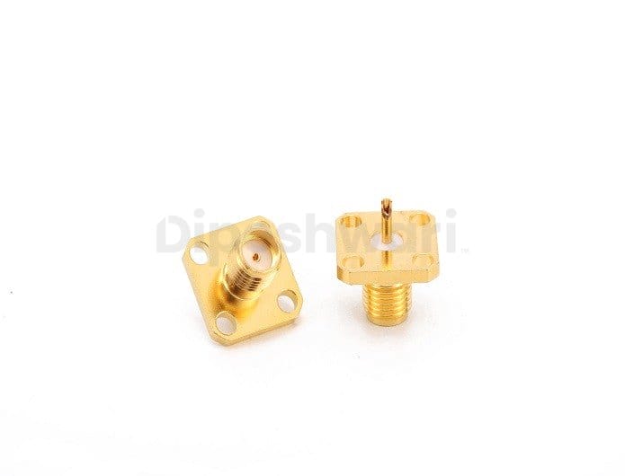 SMA Female 4Hole Flange Mount Connector