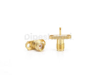 SMA Female 2Holes Flange Mount Connector, 50 Ohm