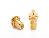 SMA female bulkhead Connector for 0.86 Cable, RF Mount