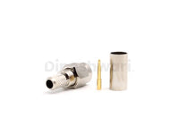 SMA Male Crimp Connector for RG58/LMR200 Cable