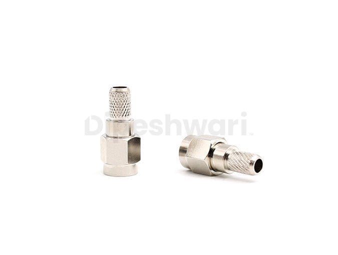 SMA Male Crimp Connector for RG58/LMR200 Cable