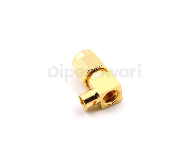 SMA Male Right Angle Connector for RG141 Cable