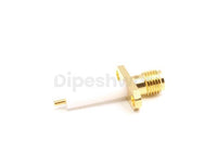 SMA Female 2 holes Flange Extended Teflon RF Connector