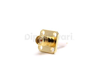 SMA Female 4Hole Flange Extended Teflon Connector