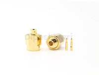 SMA Male Connector for .086 Cable, Straight Plug