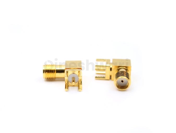 SMA Female Right Angle PCB Mount RF Connector