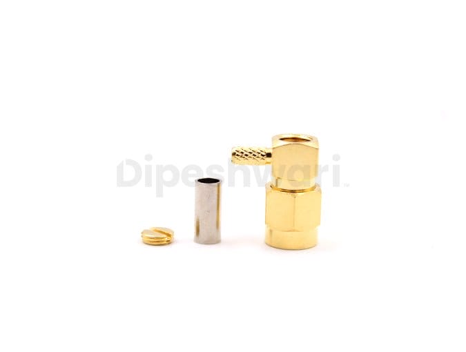 SMA Male Right Angle Crimp for RG316 Cable Connector