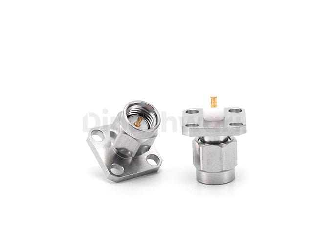 SS SMA Male 4Hole Flange Mount Terminal